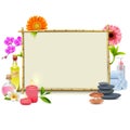 Vector SPA Frame Royalty Free Stock Photo