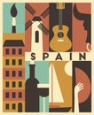 Vector Spain background