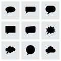 Vector speach bubbles icon set