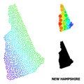 Vector Spectral Pixel Map of New Hampshire State