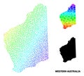 Vector Spectral Pixelated Map of Western Australia