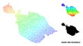 Vector Spectrum Dot Map of Heard and McDonald Islands