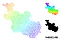 Vector Spectrum Dot Map of Overijssel Province