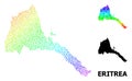 Vector Spectrum Gradient Dot Map of Eritrea