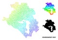 Vector Spectrum Gradient Dot Map of Krasnodarskiy Kray