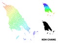 Vector Spectrum Gradient Pixelated Map of Koh Chang