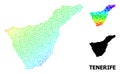 Vector Spectrum Pixel Map of Tenerife Island