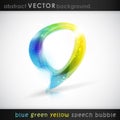 Vector speech bubble Royalty Free Stock Photo