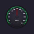 Vector Speedometer illustration design.