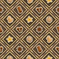 Vector Spice Seamless Pattern