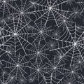 Vector Spiderweb Halloween Texture Seamless