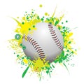 Vector Splatter Baseball