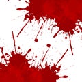 Vector splatter red color background