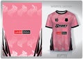 Vector sports shirt background image.Antique pink and black pattern design, illustration, textile background for sports t-shirt,
