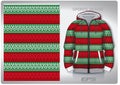 Vector sports shirt background image.Red green and white woven fabric pattern design, illustration, textile background for sports