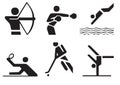 Vector sports symbols 3