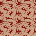 Vector spots, blots, Seamless pattern for fabric, paper and other surfaces