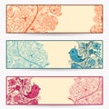 Spring Banners Royalty Free Stock Photo