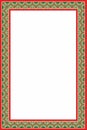 Vector square colorful Indian national ornament.