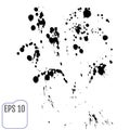 Vector Stains, Blots, Splashes Set. Ink splats Royalty Free Stock Photo