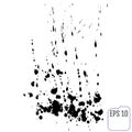 Vector Stains, Blots, Splashes Set. Ink splats Royalty Free Stock Photo