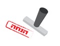Vector stamp - Hebrew- discount Royalty Free Stock Photo
