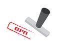 Vector stamp - Hebrew- free Royalty Free Stock Photo
