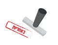 Vector stamp - Hebrew- warranty / guarantee Royalty Free Stock Photo