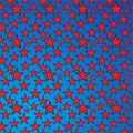 Vector star background pattern blue red