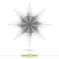 Vector Star Geometric Symbol Art Illustration