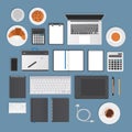 Vector stationery objects