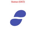 Vector Status (SNT) logo Royalty Free Stock Photo