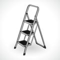 Vector step ladder isolated design