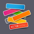 Vector sticker collection