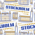 Vector Stockholm Seamless Pattern