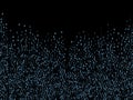 Binary code cyber monday sale background. Royalty Free Stock Photo