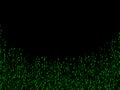 Binary code cyber monday sale background. Royalty Free Stock Photo