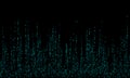 Binary code cyber monday sale background