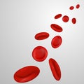 Vector Streaming Blood Cells