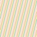 Vector stripe pattern. Simple seamless texture with thin diagonal colorful lines Royalty Free Stock Photo
