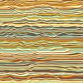 Vector striped background. Abstract color waves. Sound wave oscillation. Funky curled lines. Elegant wavy texture. Royalty Free Stock Photo