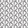 Vector striped monochrome decoration. Abstract Graphic black white texture. Minimal geometric stripe shape. Trendy asymmetric ve