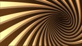 Vector striped spiral abstract tunnel background.