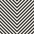 Vector stripes seamless pattern. Black and white diagonal lines. Royalty Free Stock Photo