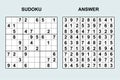 Vector sudoku with answer.