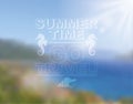 Vector summer background