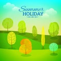 Vector summer holiday