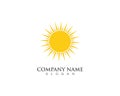 Vector - Sun burst star icon. Royalty Free Stock Photo