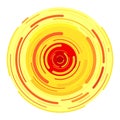 vector sun ray, abstract radial background of concentric ripple circles
