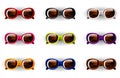 Vector sunglasses in 9 color